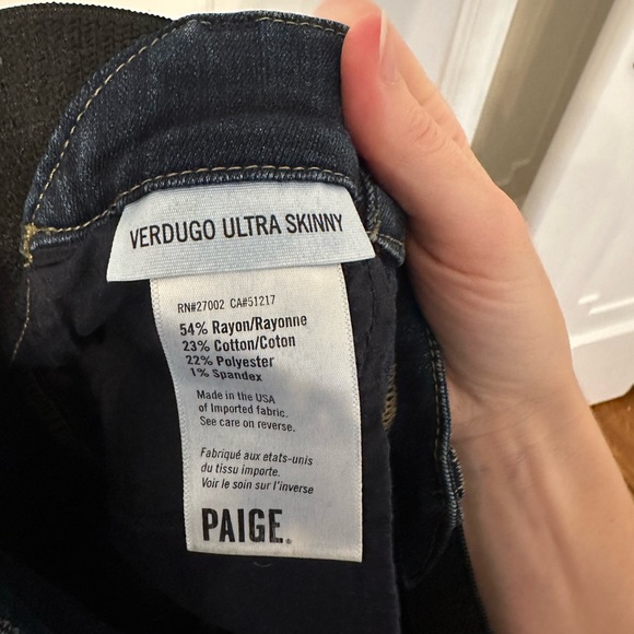 Paige Verdugo ultra skinny maternity denim jeans - Picture 6 of 6